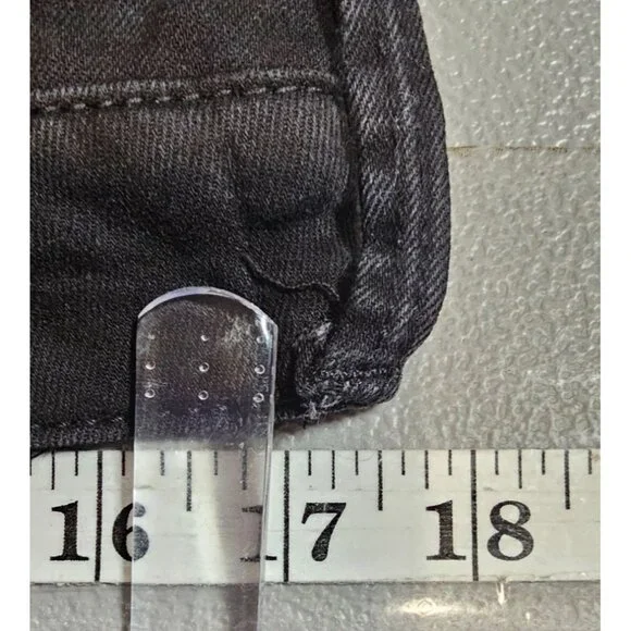 Blanqi Womens‎ 8 Denim Maternity Support Black Skinny Jeans - Picture 8 of 16